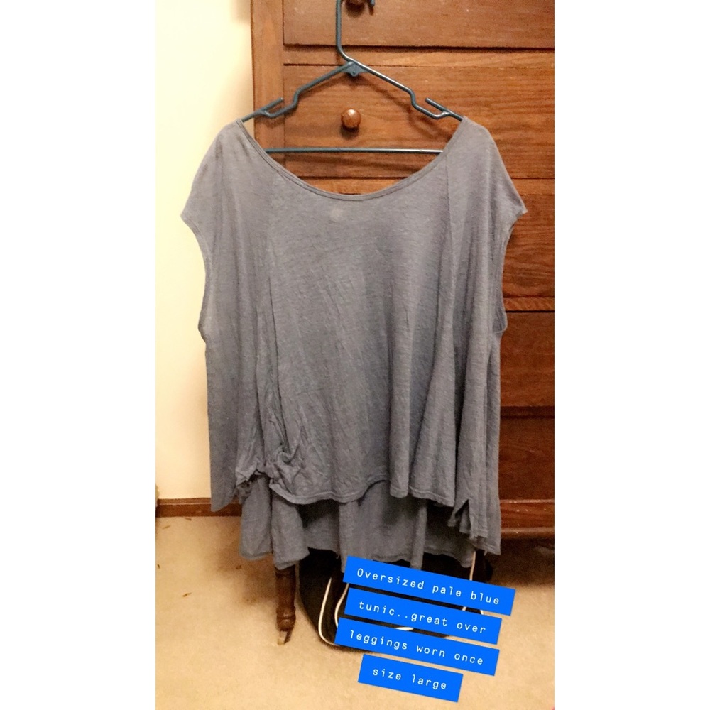 Pale blue tunic